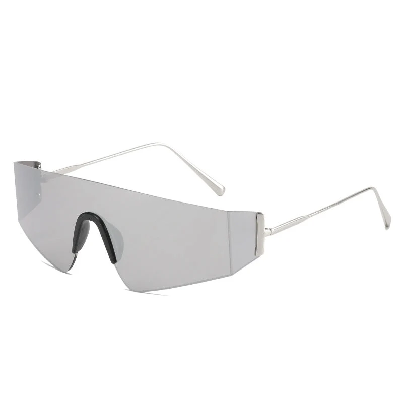 Dame futuristisk Oversized-solbrille Luvikno