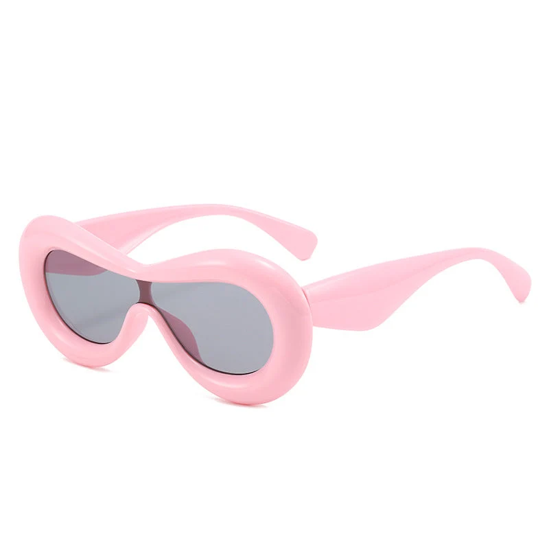 Damer futuristisk øyemaske solbrille Luvikno