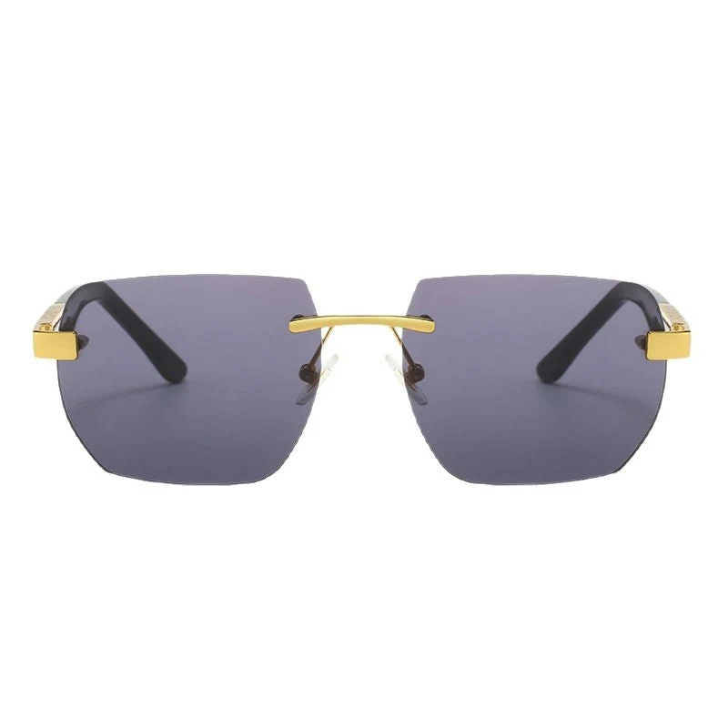 Dame Fashion-solbriller i moderne geometrisk design Luvikno
