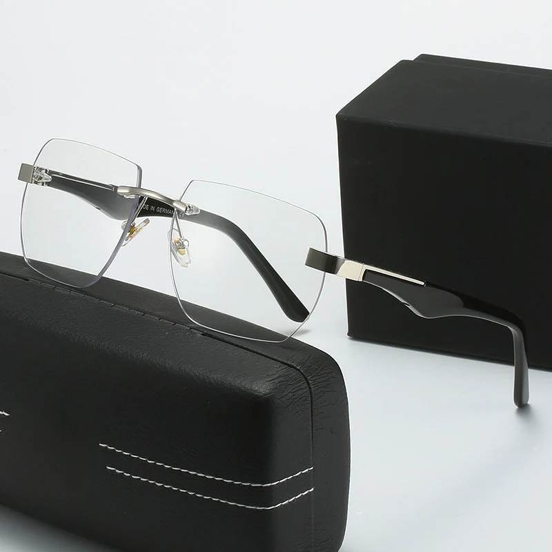 Dame Fashion-solbriller i moderne geometrisk design Luvikno