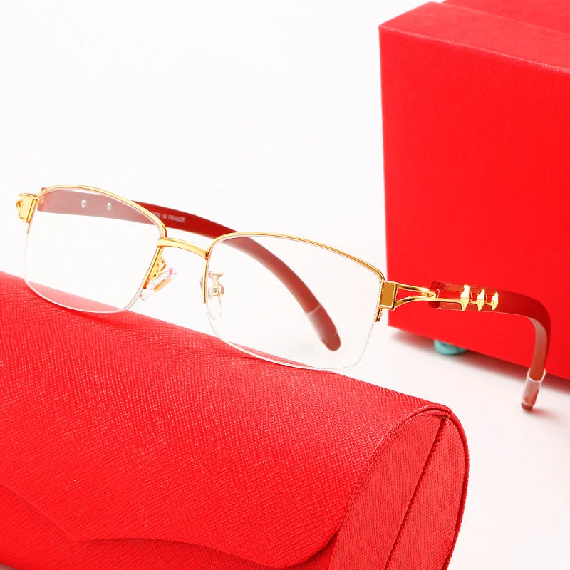 Dame eksklusiv designer solbrille med høyglansbehandlet metallramme og polarisert glass Luvikno