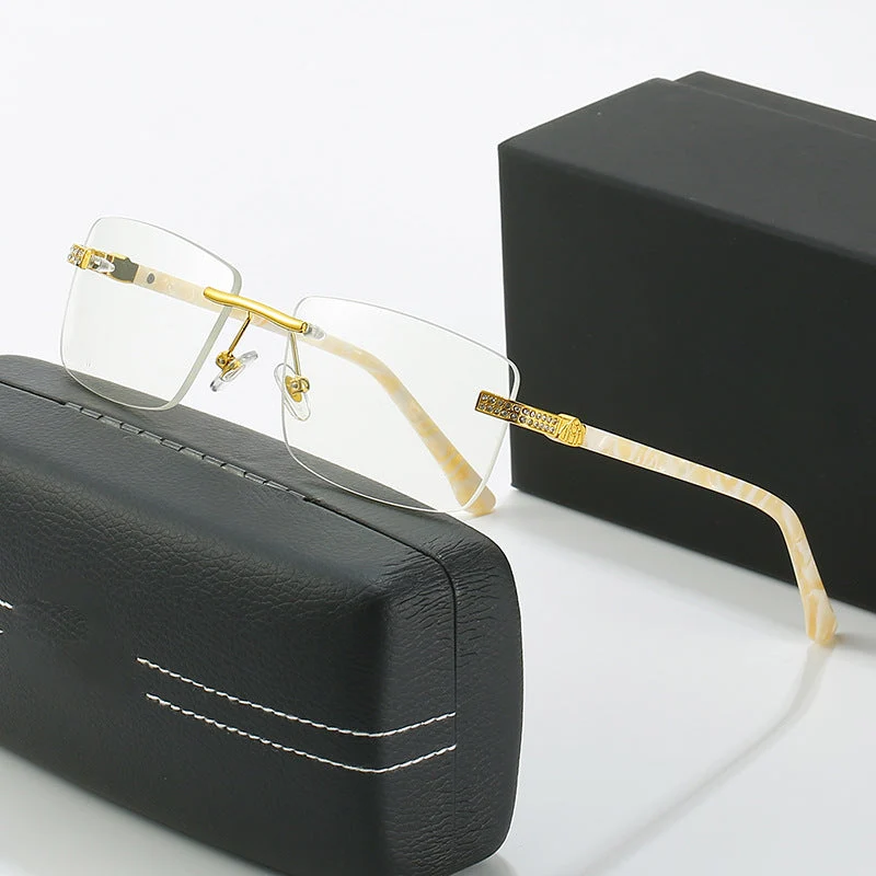 Damer elegante solbriller med stilfull metallramme Luvikno