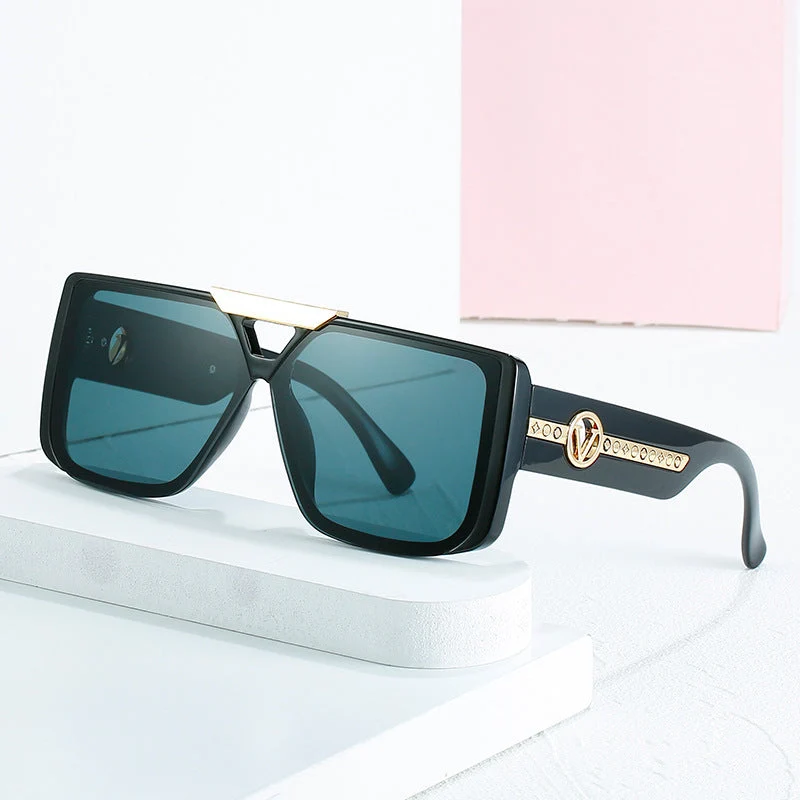 Dame elegant firkantet solbrille Luvikno