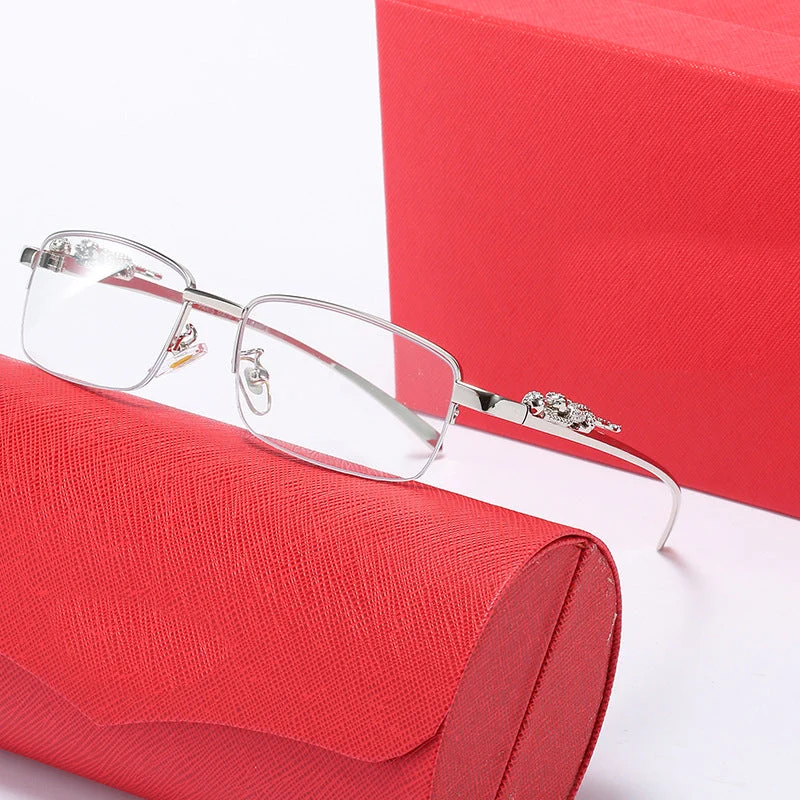 Dame Elegant Korreksjonsbrille med filigran design og høykvalitets metallramme Luvikno