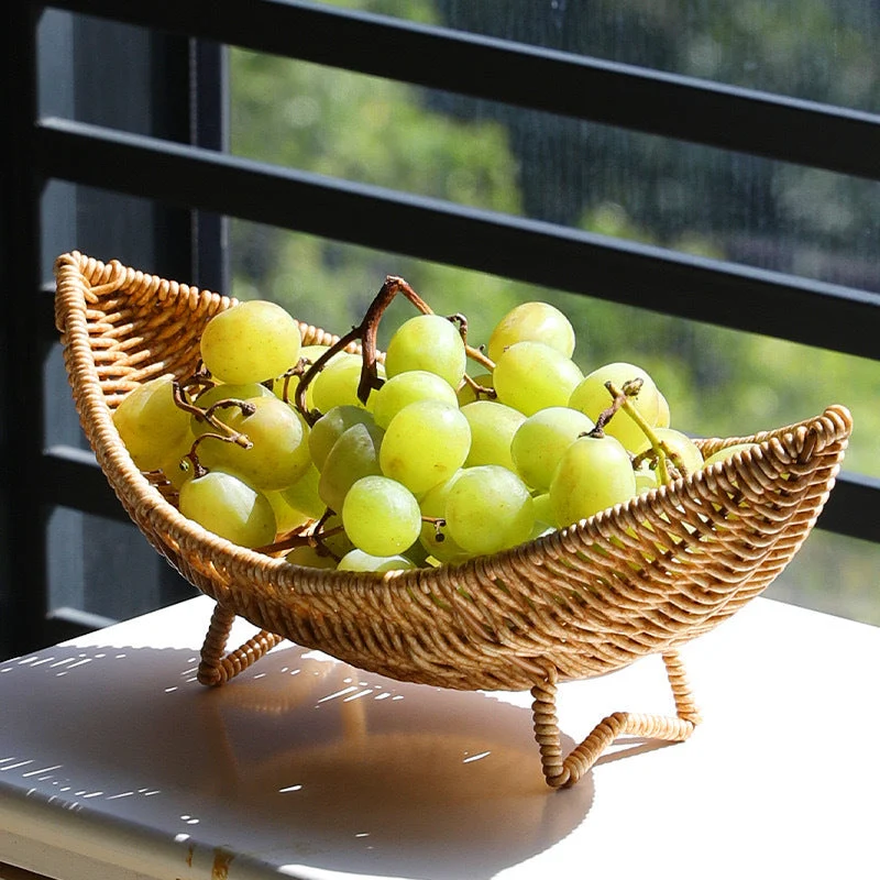 Unisex Uvanlig Rattan Fruktskål Luvikno
