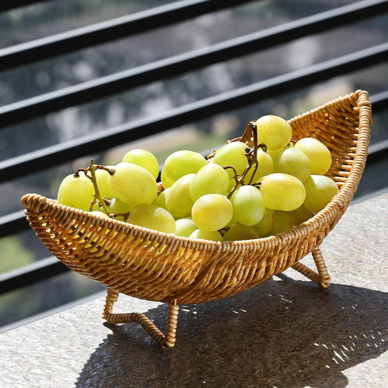 Unisex Uvanlig Rattan Fruktskål Luvikno