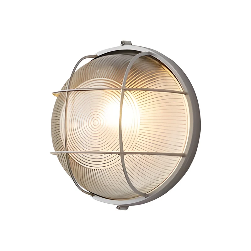 RetroGlow – Industriell Vegglampe for Utebruk | Luvikno