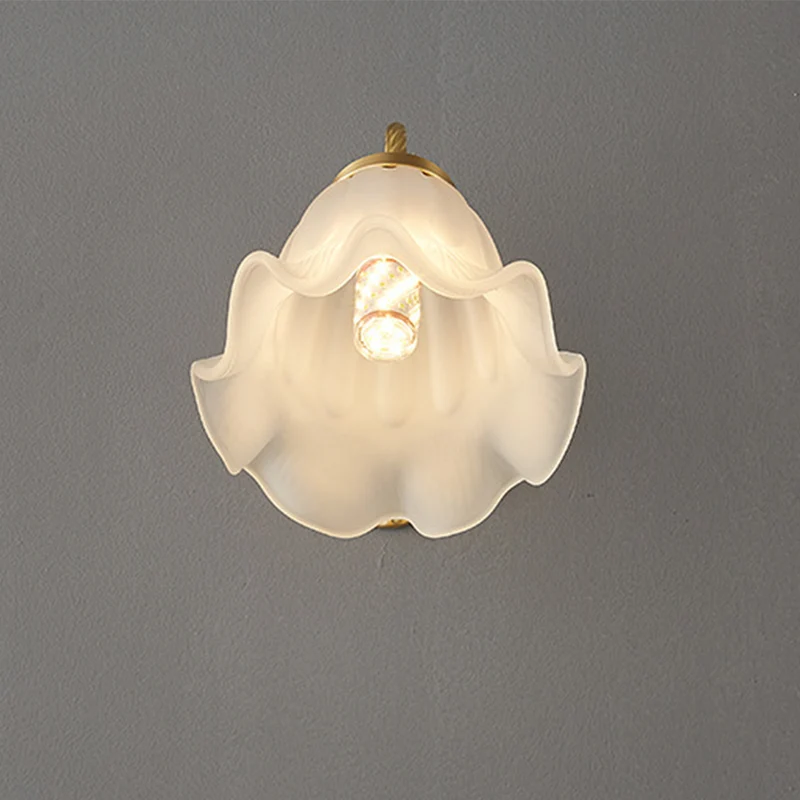 VintageGlow – Retro Glass Wall Light for Atmosphere | Luvikno