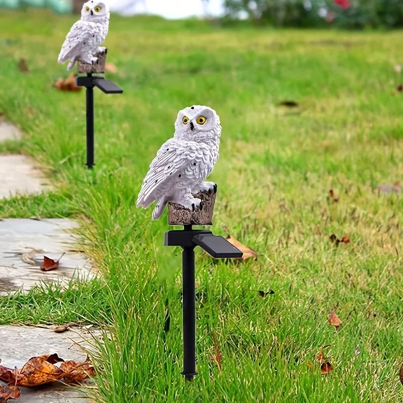 SolarOwl - Moderne LED Hage Lampe med Unik Design | Luvikno