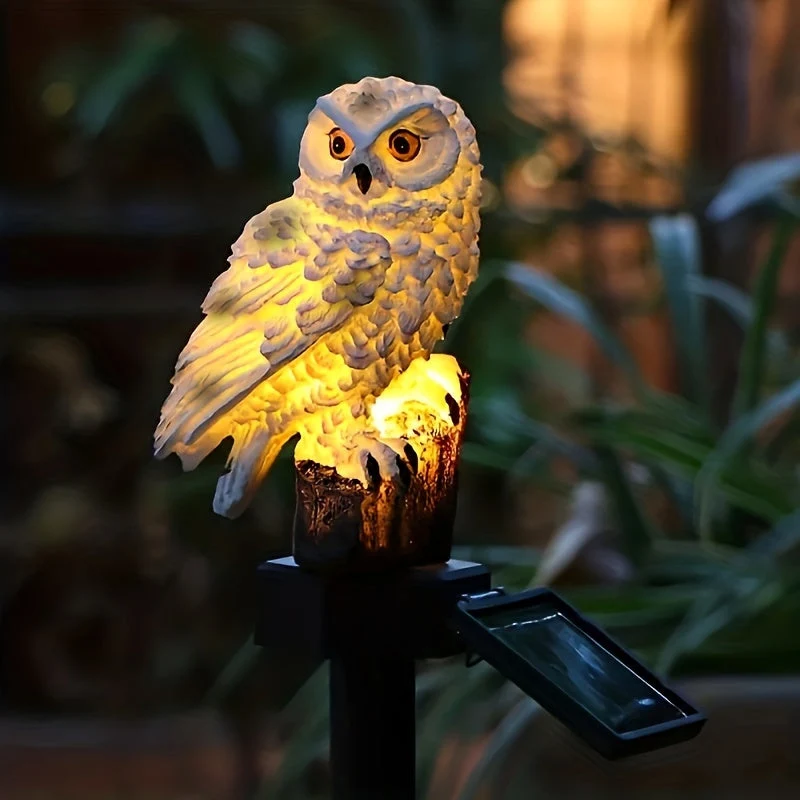 SolarOwl - Moderne LED Hage Lampe med Unik Design | Luvikno