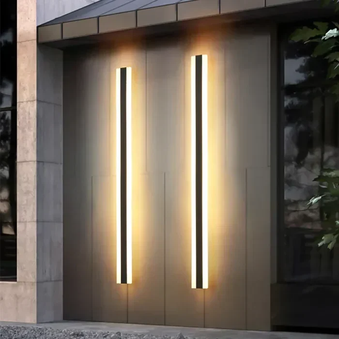 RainGuard Light - Bærekraftig Værbestandig Vegglampe | Luvikno