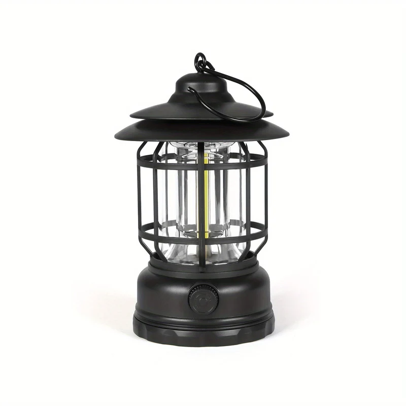 RetroGlow Lampe – Dimmbar Oppladbar LED Utendørsbelysning | Luvikno