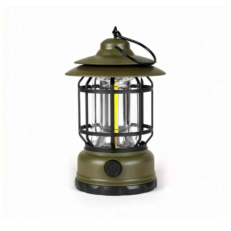 RetroGlow Lampe – Dimmbar Oppladbar LED Utendørsbelysning | Luvikno