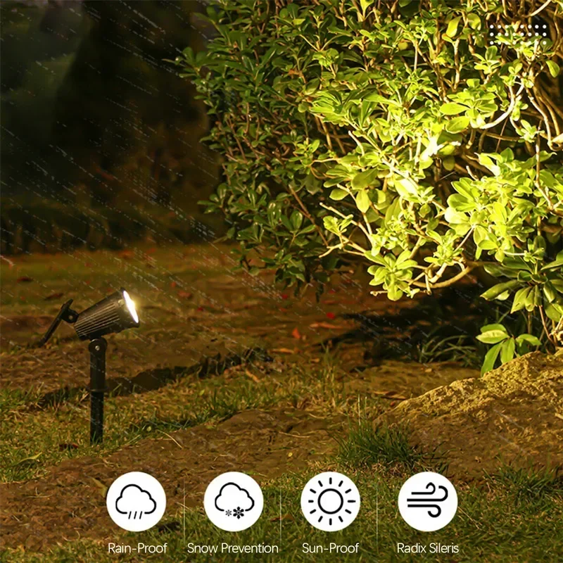 Solar LED Hage Spotlight Utendørs | Luvikno