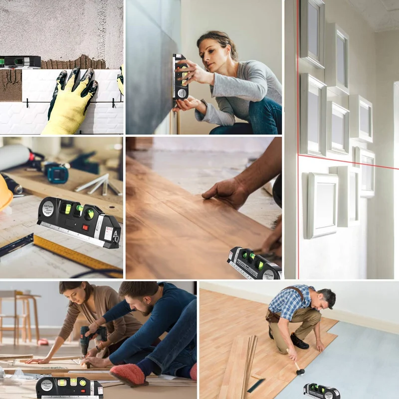 TrueAlign Laser Level — Skap perfekte linjer på kort tid og føl deg som en proff uten stress | Luvikno