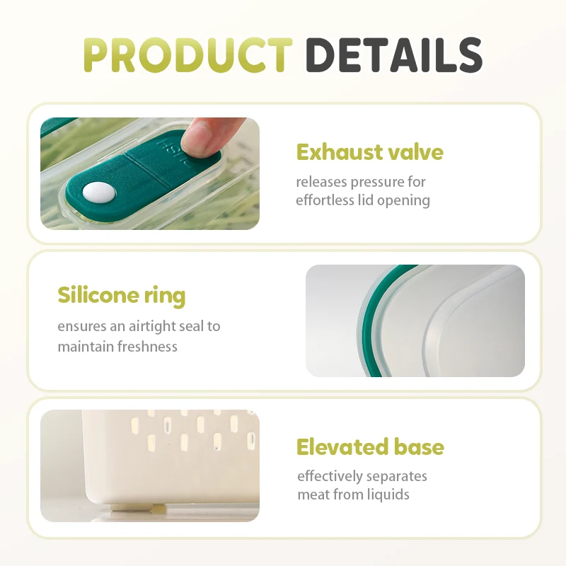 PureSeal Fresh Container — Fershet du kan føle og mat som varer lenger | Luvikno