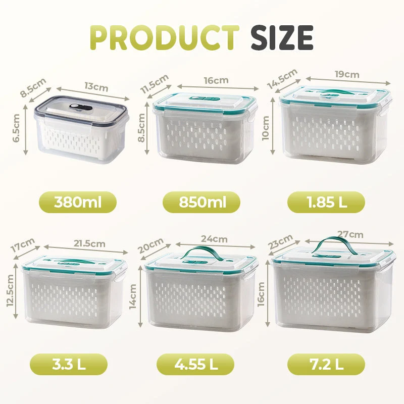 PureSeal Fresh Container — Fershet du kan føle og mat som varer lenger | Luvikno