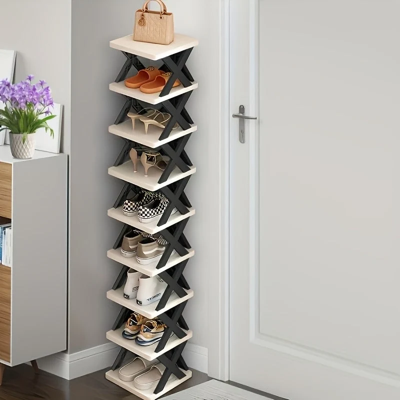 Narrow Shoe Rack Tower | Luvikno