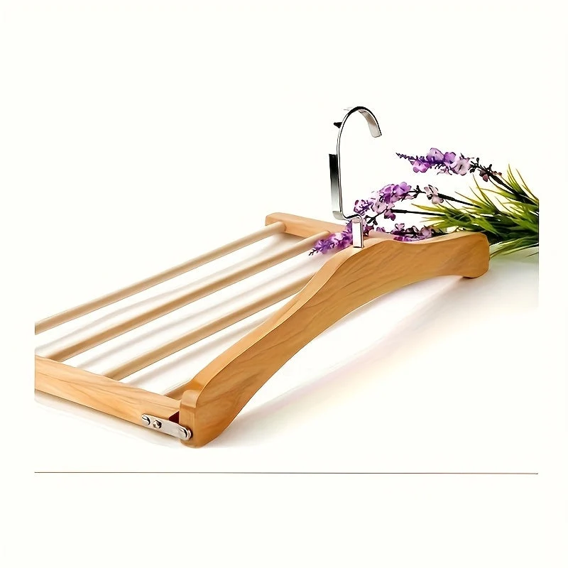 Wood Pants Hanger Multi-Layer 2 Piece Set | Luvikno