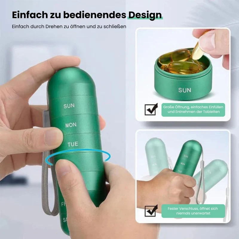 Kompakt Pilleboks Aluminium | Luvikno