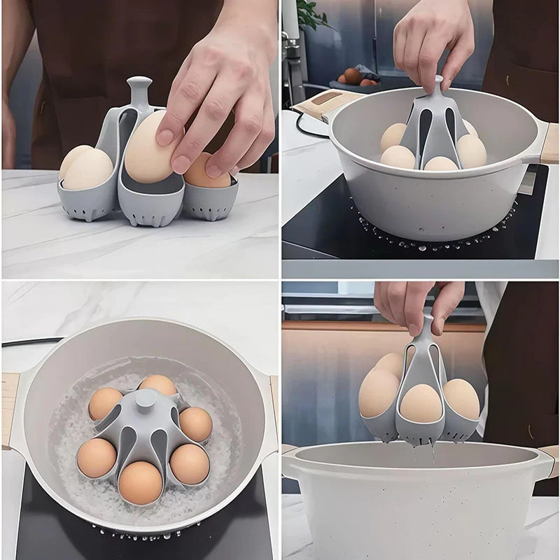 EasyPoach Silikon Egg Master — Nyt perfekt kokte egg uten stress som alle elsker | Luvikno