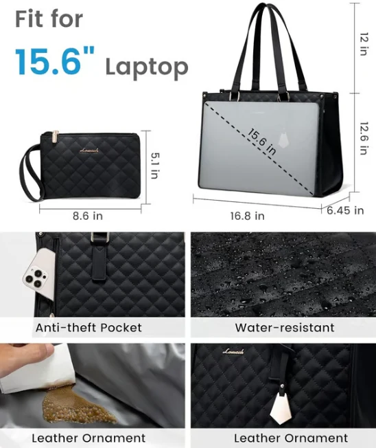 Isolert Laptop- og Lunsjpose | Luvikno