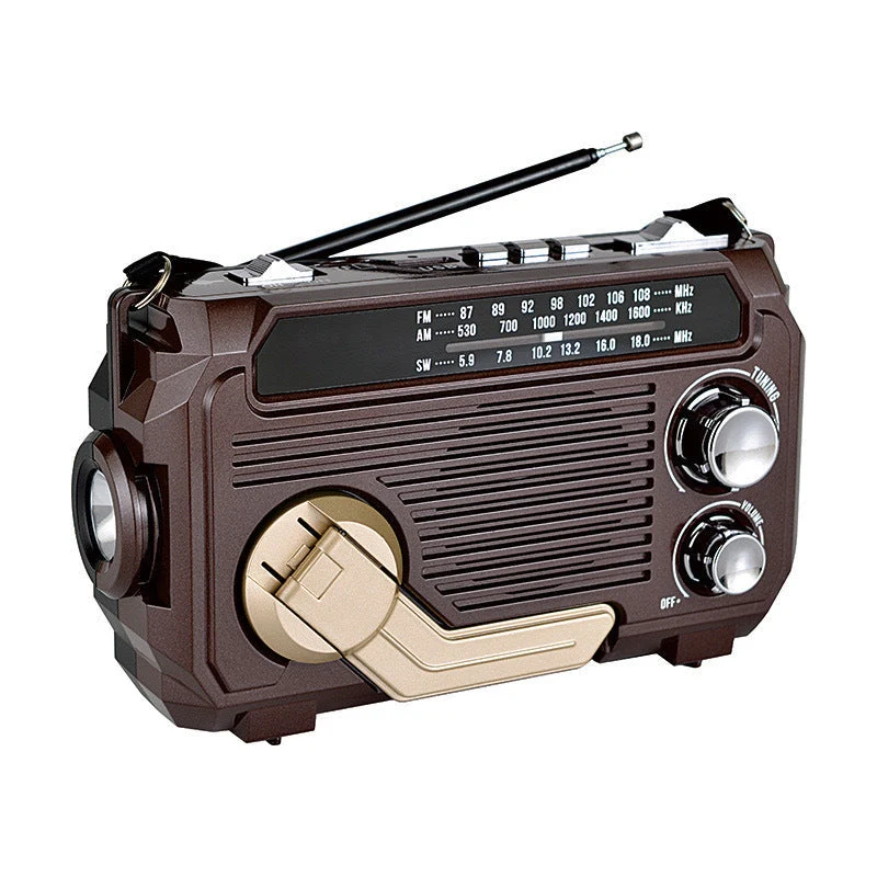 Solenergidrevet radio for camping | Luvikno