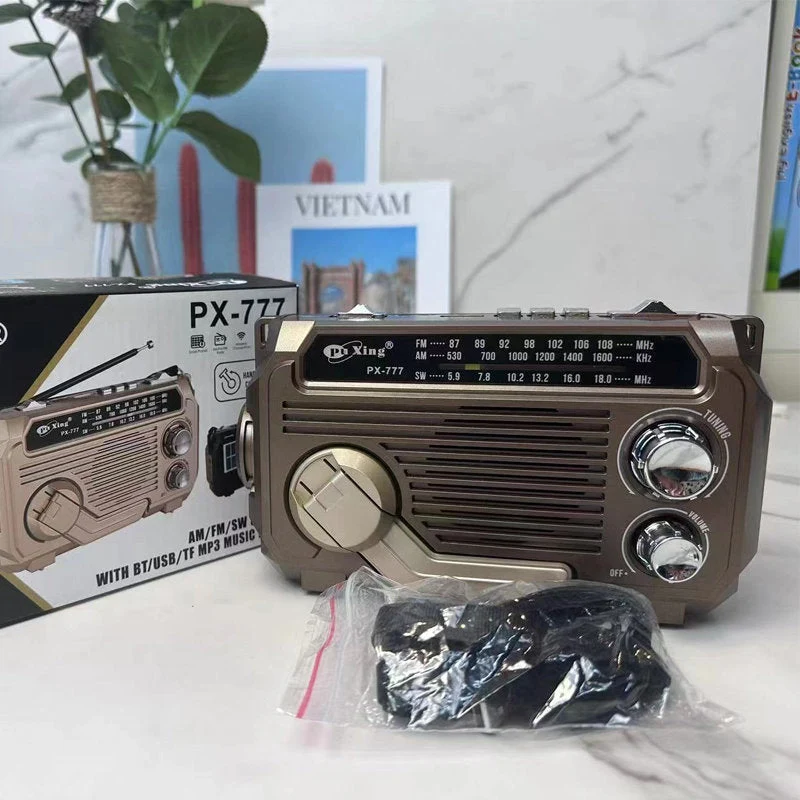 Solenergidrevet radio for camping | Luvikno