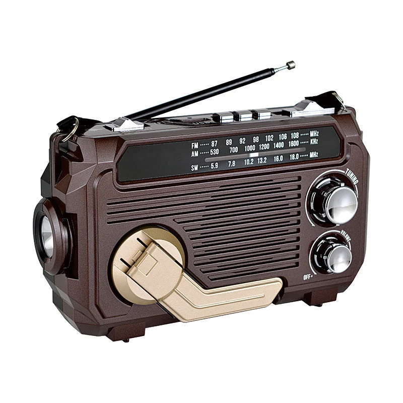 Solenergidrevet radio for camping | Luvikno
