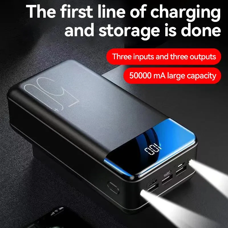 50,000mAh Powerbank med Hurtigladefunksjon | Luvikno