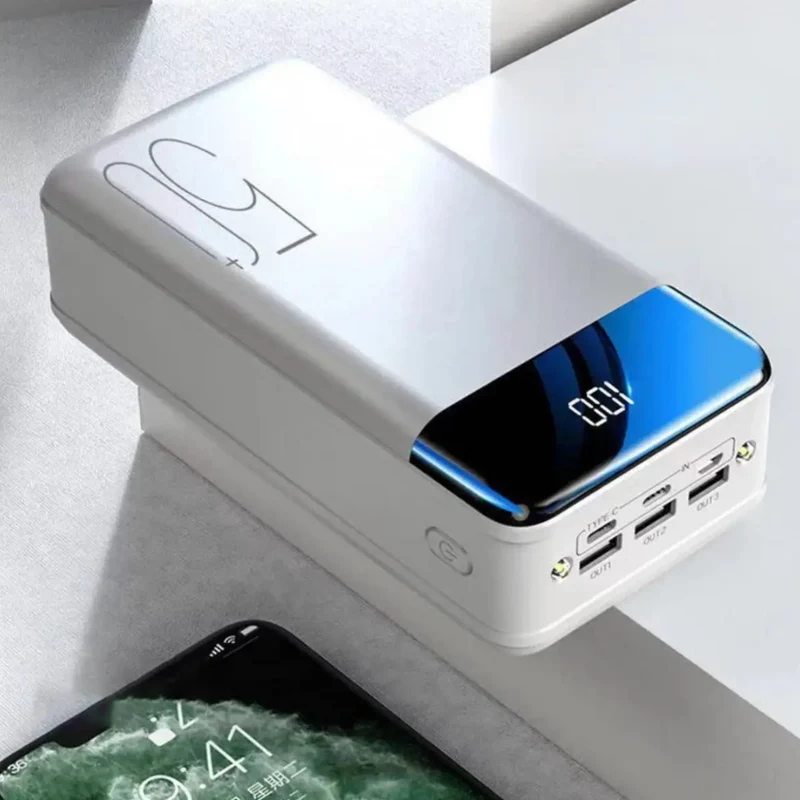50,000mAh Powerbank med Hurtigladefunksjon | Luvikno