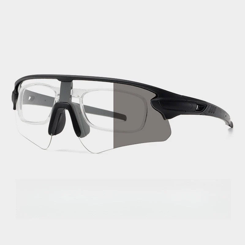 Unisex Sportslig høytytende solbrille med aerodynamisk design og justerbart nesepad Luvikno