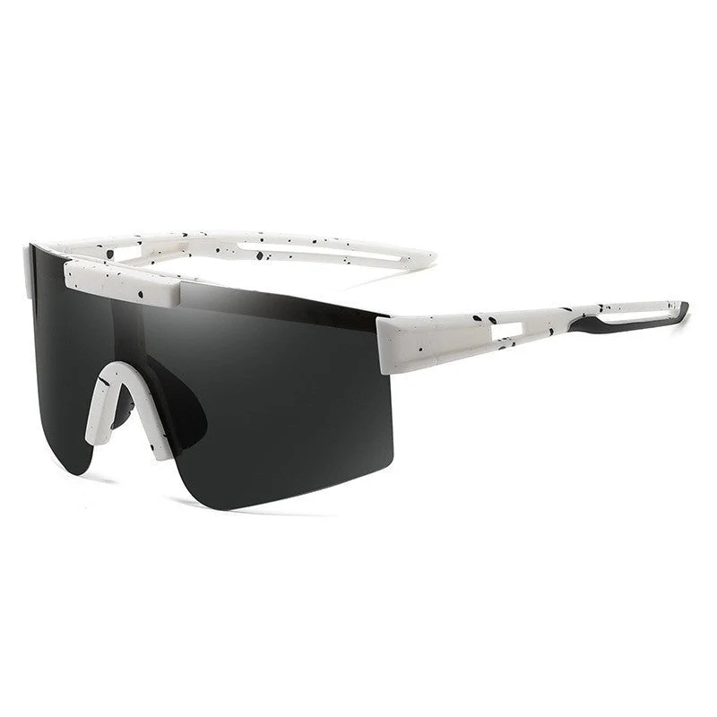 Unisex Sporty Racing Sunglasses with Advanced Airflow System Luvikno