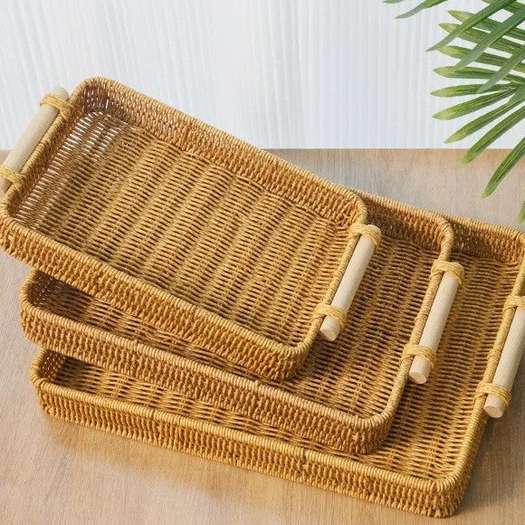 Dame Rattan Serveringsbrett Luvikno