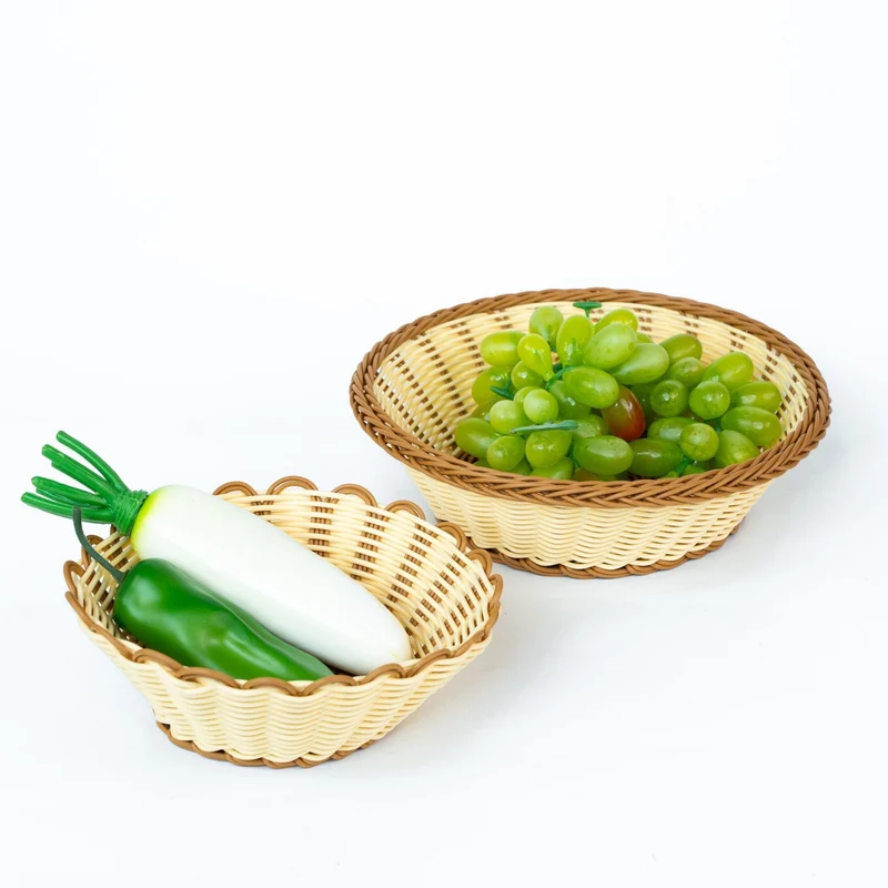 Dame estetisk fruktskål med scalloped design Luvikno