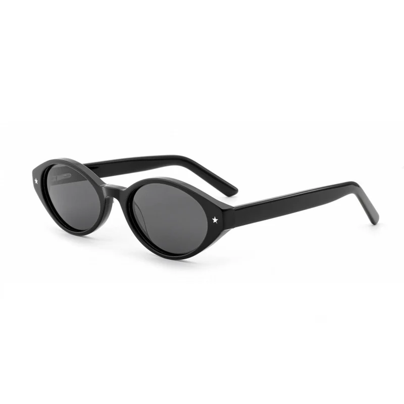 Dame solbrille i ovalt retro-design med høyeste UV-beskyttelse Luvikno