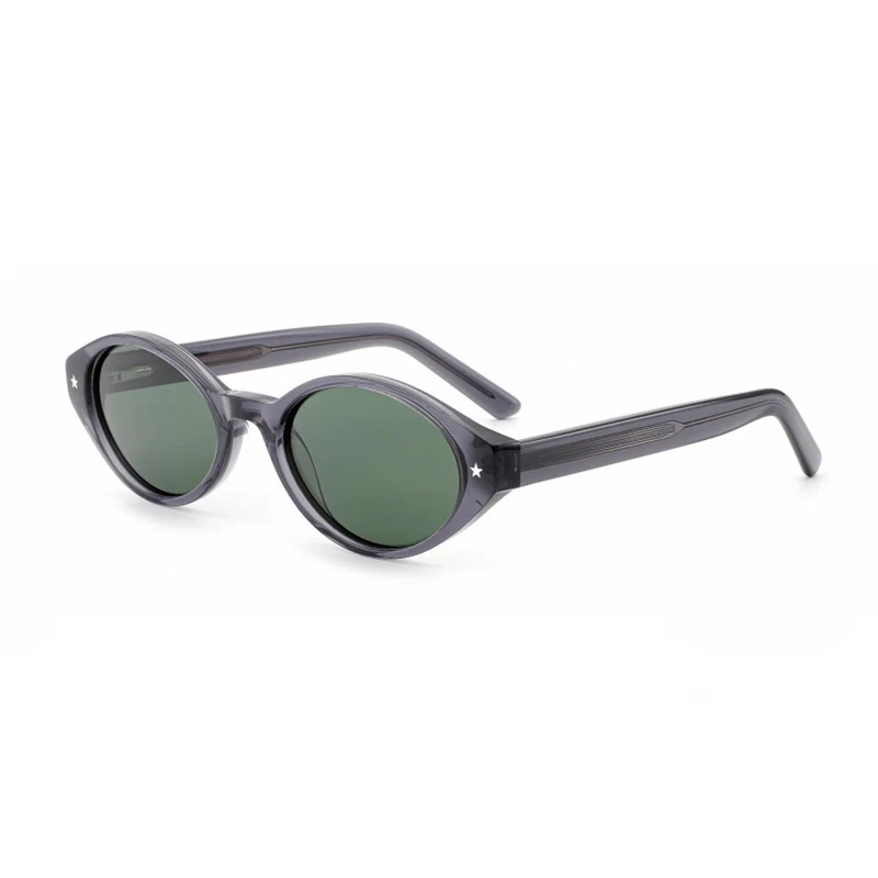 Dame solbrille i ovalt retro-design med høyeste UV-beskyttelse Luvikno