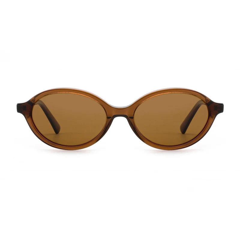 Dame solbrille i elegant, strukturert design med polarisert glass Luvikno