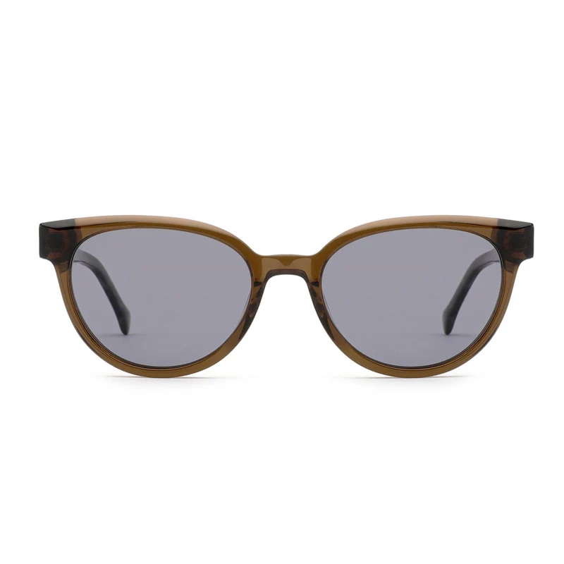 Dame solbrille i elegant retro-design med høykvalitets UV-beskyttelseslinser Luvikno