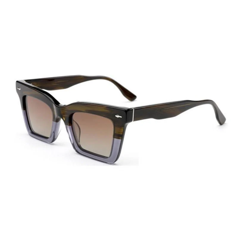 Dame firkantet solbrille med trendy design Luvikno