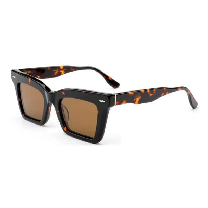 Dame firkantet solbrille med trendy design Luvikno