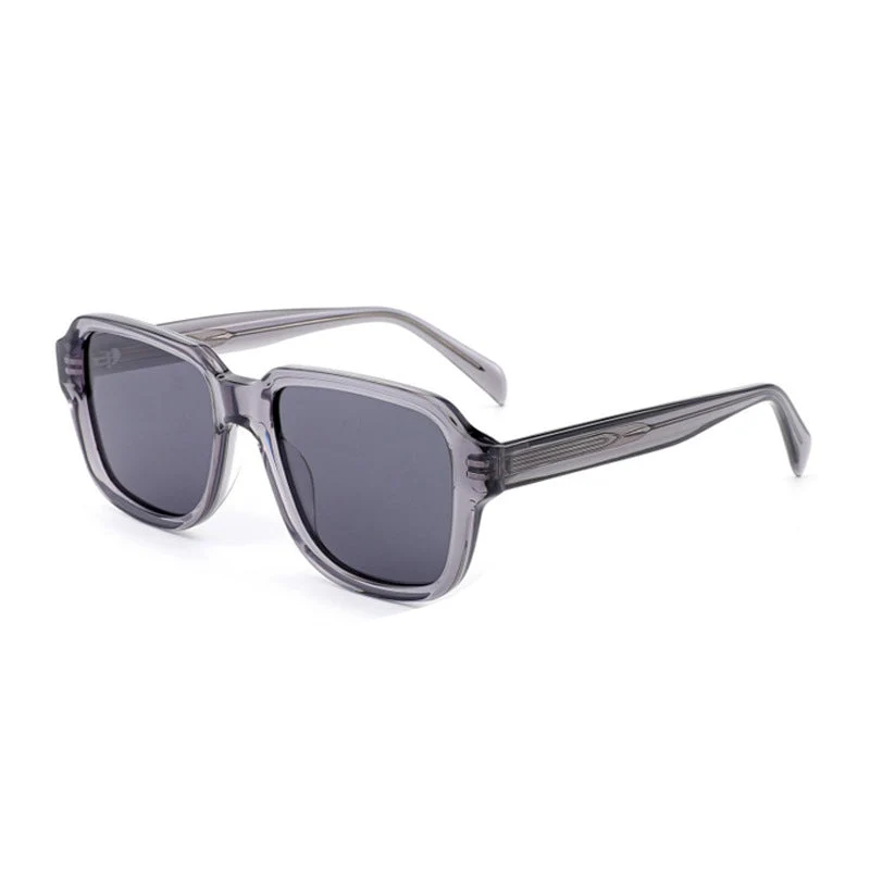 Dame kvadratisk solbrille med moderne mønster Luvikno