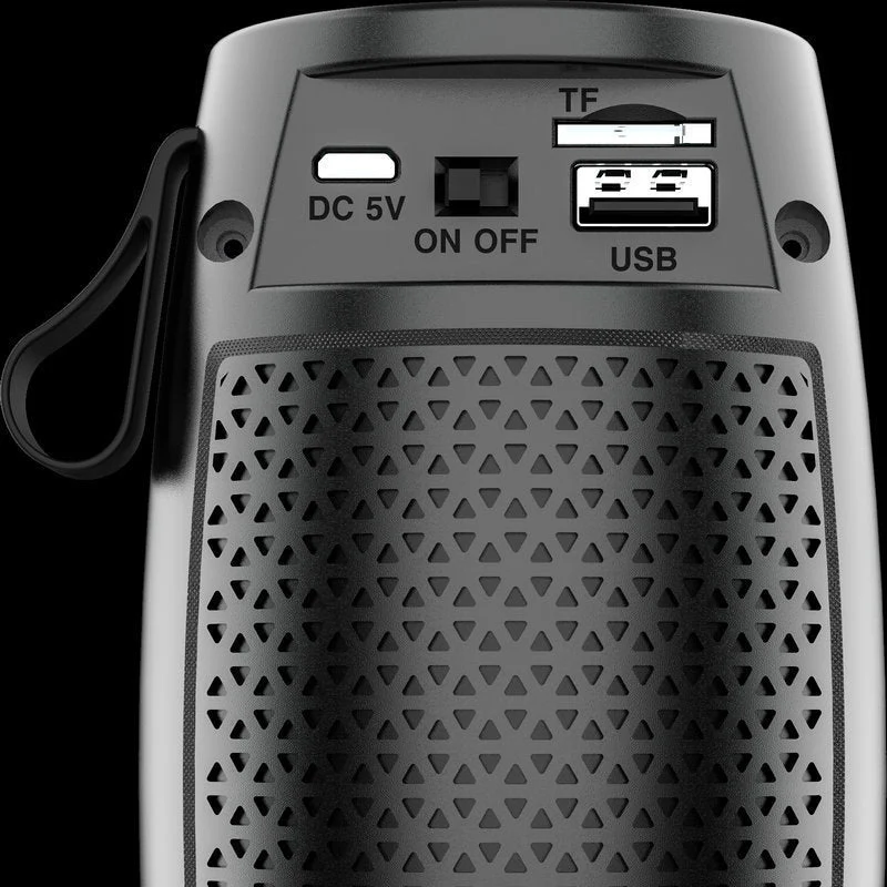 Dame multifunksjonell Bluetooth-høyttaler med LED-lyseffekter Luvikno