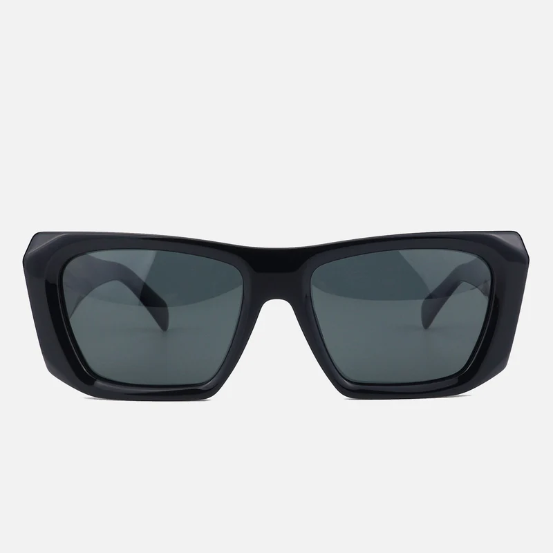 Dame oversized solbriller med unik, moderne ramme Luvikno