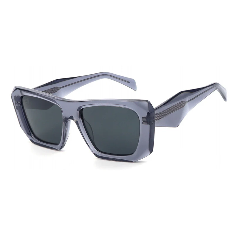 Dame oversized solbriller med unik, moderne ramme Luvikno