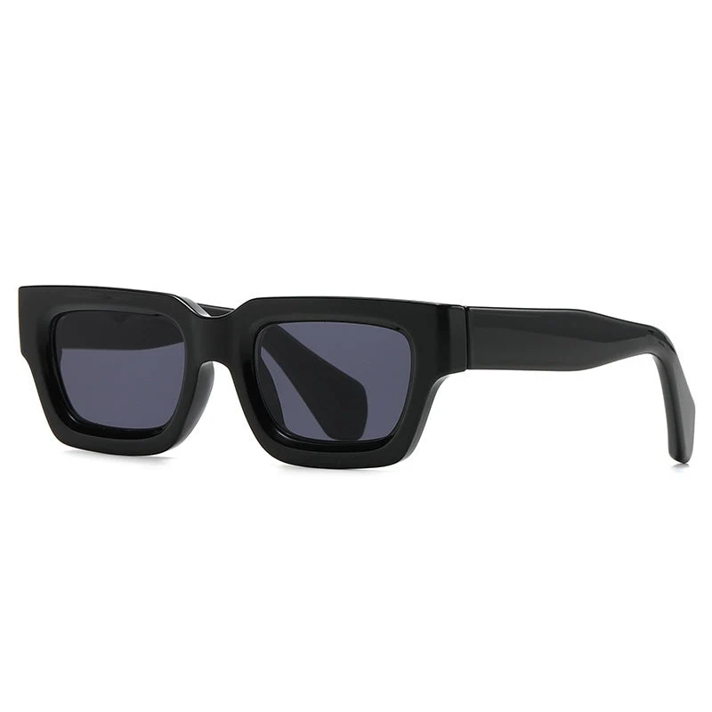 Dame oversized solbriller i moderne, kantete design Luvikno