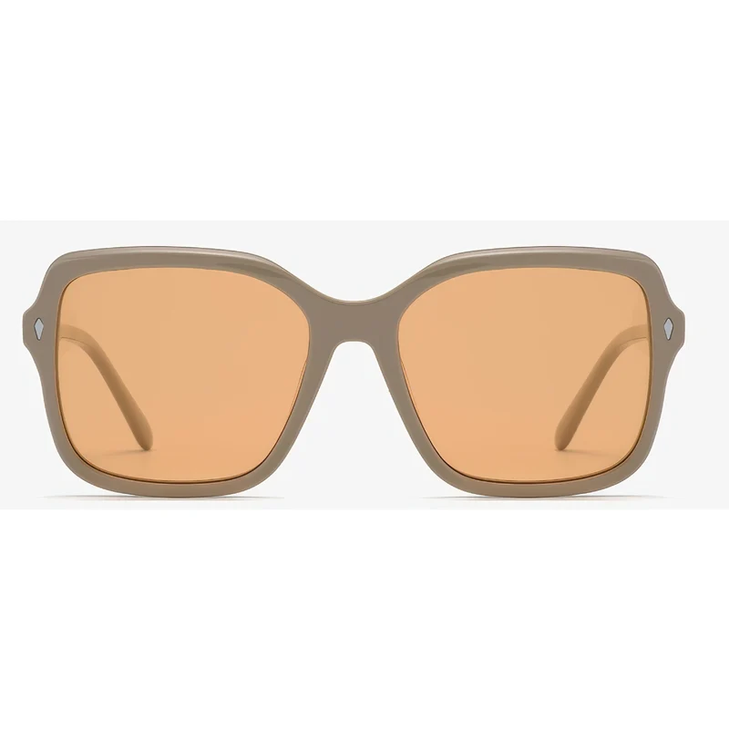 Dame oversized solbriller i moderne design med polariserte linser Luvikno