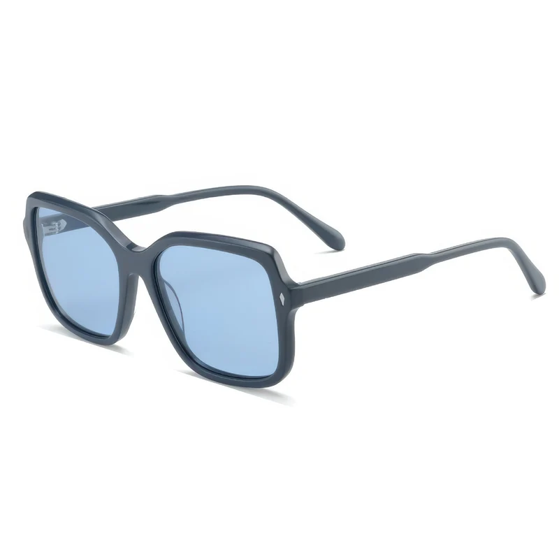 Dame oversized solbriller i moderne design med polariserte linser Luvikno