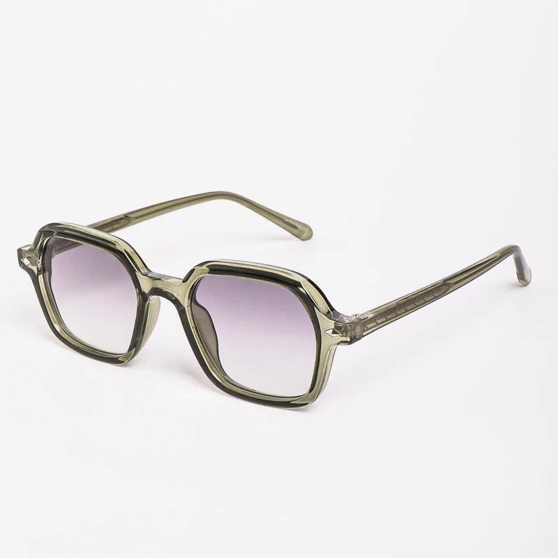 Dame moteriktig solbrille i stilig oktagon-design Luvikno