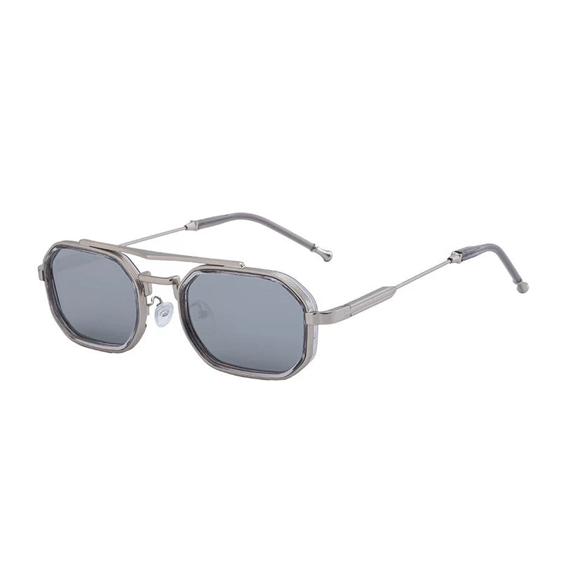 Dame moteriktig solbrille i iøynefallende, asymmetrisk design Luvikno